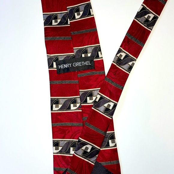 Pair of Vintage Italian Silk Men’s Ties - Picture 10 of 12